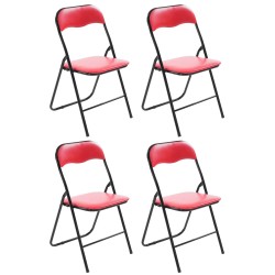 Juego de 4 sillas plegables Felix