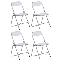Juego de 4 sillas plegables Felix