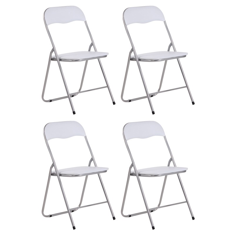 Juego de 4 sillas plegables Felix