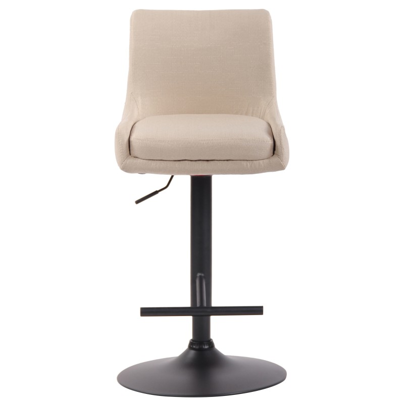 Taburete de bar Club en tela negra