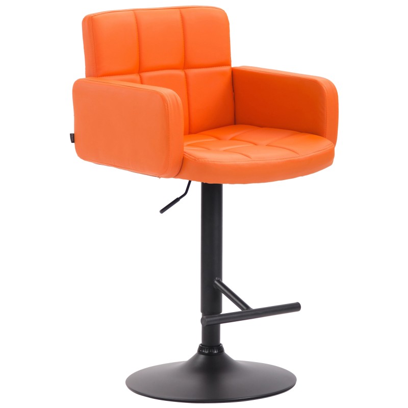 Taburete de bar de Los Ángeles, negro