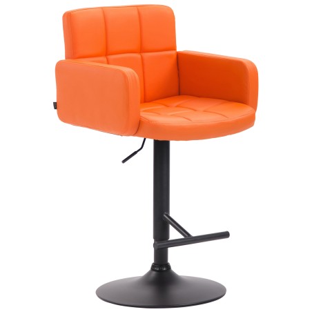 Taburete de bar de Los Ángeles, negro