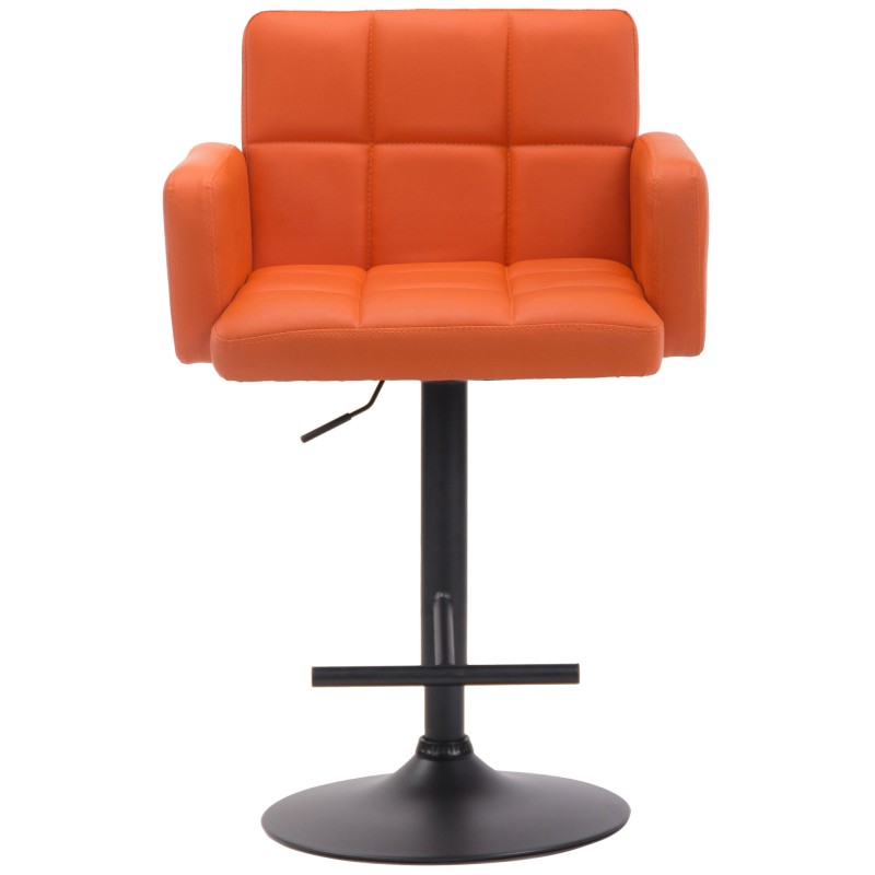 Taburete de bar de Los Ángeles, negro