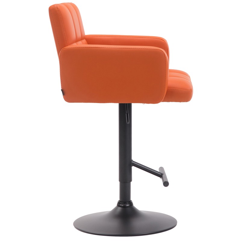 Taburete de bar de Los Ángeles, negro