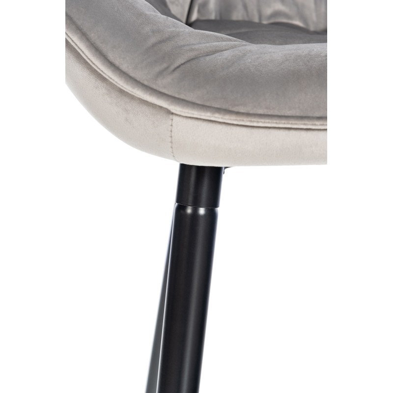 taburete de bar Gibson de terciopelo