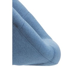 Taburete de bar London V2 en tela cromada