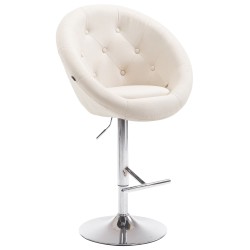 Taburete de bar London V2 en tela cromada