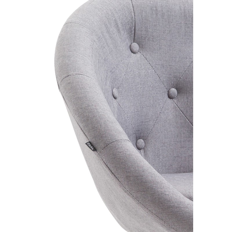 Taburete de bar London V2 en tela cromada