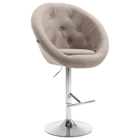 Taburete de bar London V2 en tela cromada