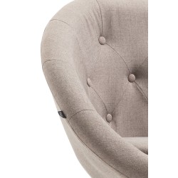 Taburete de bar London V2 en tela cromada