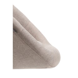 Taburete de bar London V2 en tela cromada