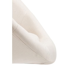 Taburete de bar London V2, tapizado en tela negra