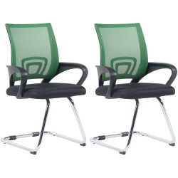 Juego de 2 sillas de visita Eureka