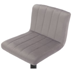 Taburete de bar de terciopelo Jamie