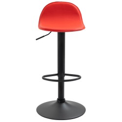 Taburete de bar negro Lana V2