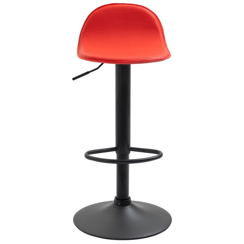 Taburete de bar negro Lana V2