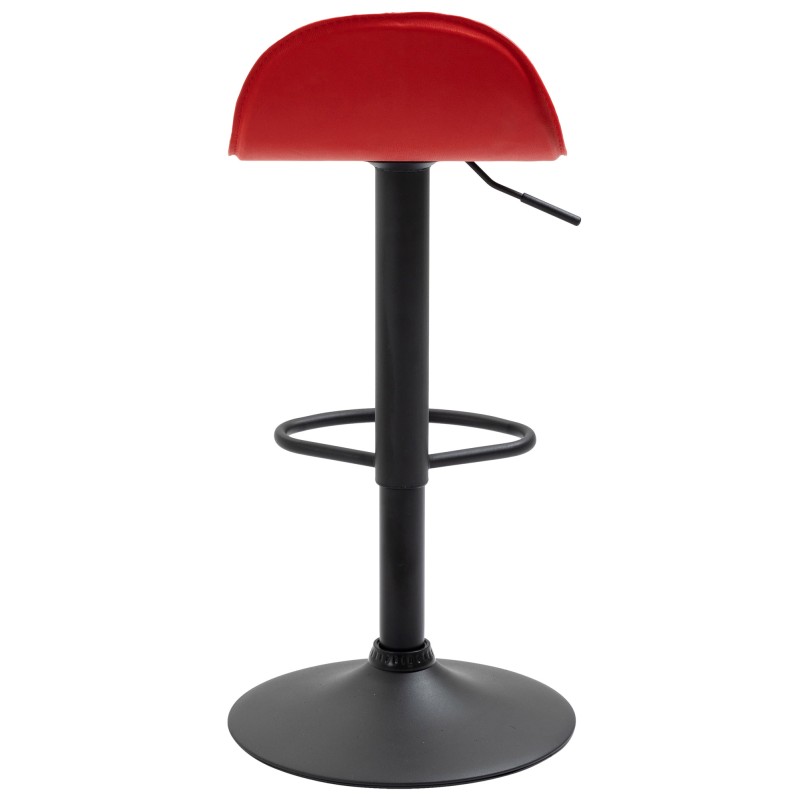 Taburete de bar negro Lana V2