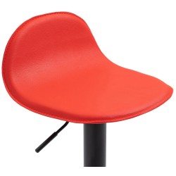 Taburete de bar negro Lana V2