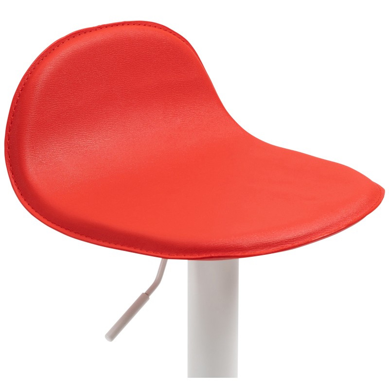 Taburete de bar blanco Lana V2