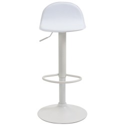 Taburete de bar blanco Lana V2