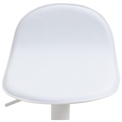 Taburete de bar blanco Lana V2