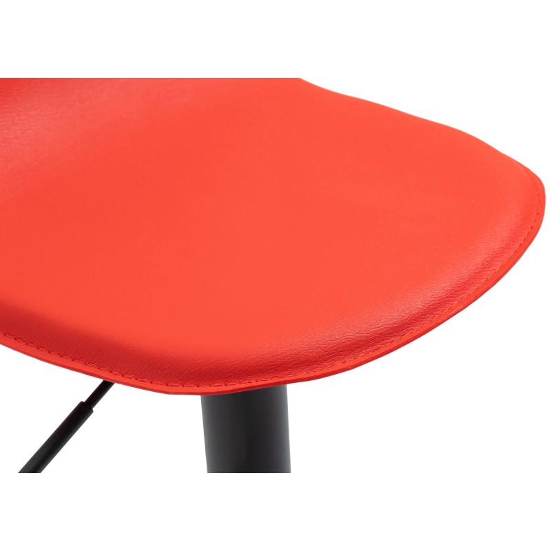 Juego de 2 taburetes de bar Lana V2, negros