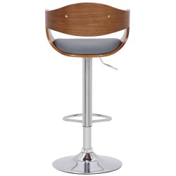 Juego de 2 taburetes de bar Kingston C en piel sintética