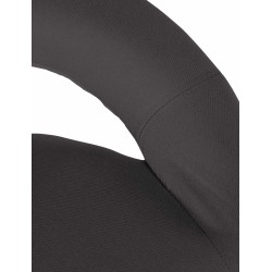 Juego de 2 taburetes de bar Olinda, tapizados en tela blanca