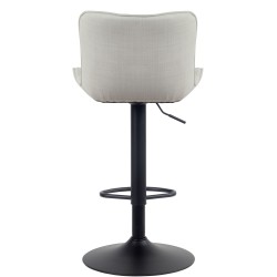 Taburete de bar de tela Emma