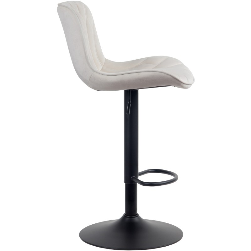 Taburete de bar Linus de terciopelo