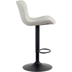 Taburete de bar de tela Linus