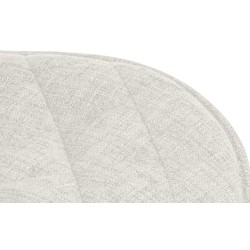 Taburete de bar de tela Minosa