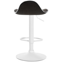 Taburete de bar Shanghai, tela blanca