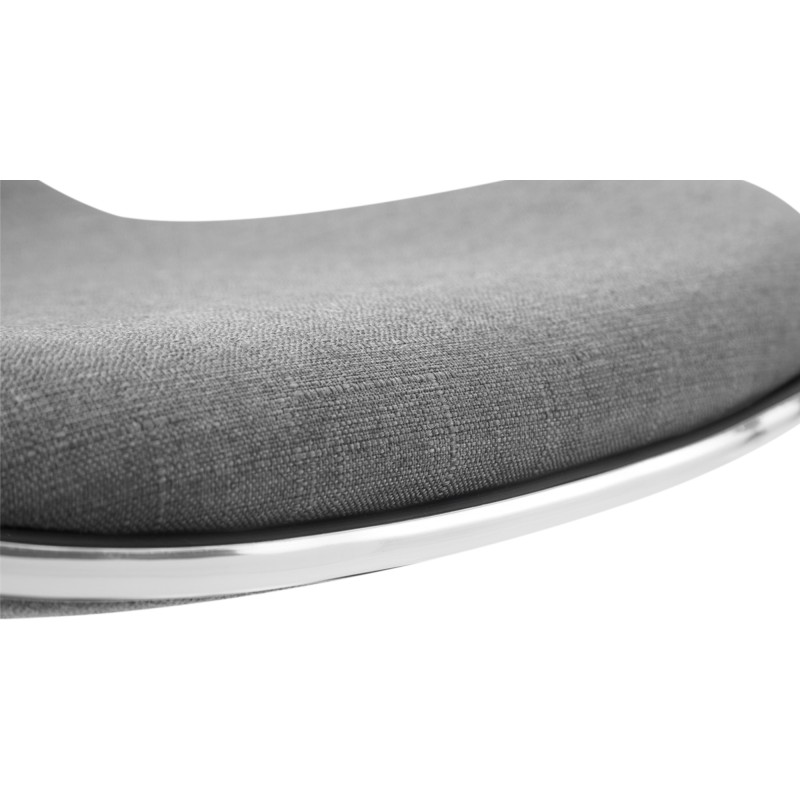 Taburete de bar Shanghai, tela negra