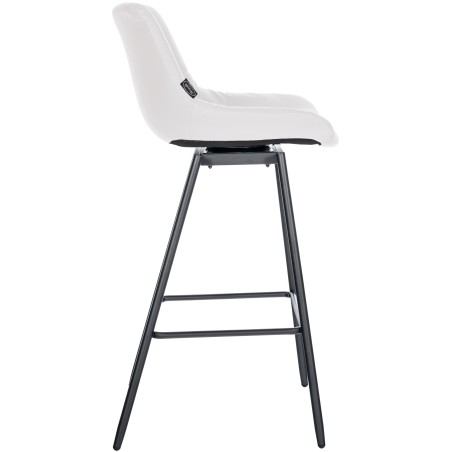 Taburete giratorio Weston en piel sintética