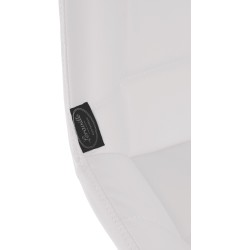 Taburete giratorio Weston en piel sintética