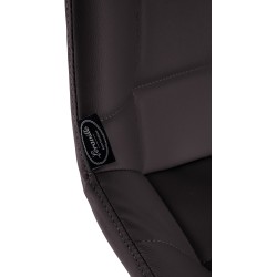 Taburete giratorio Weston en piel sintética