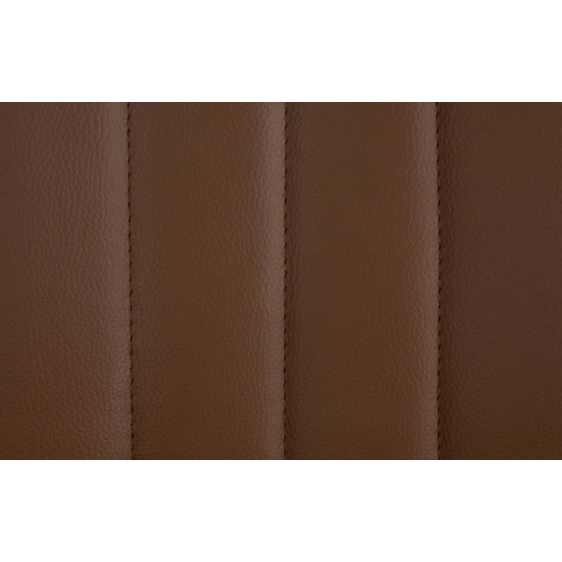 Taburete de bar Toni, piel sintética negra