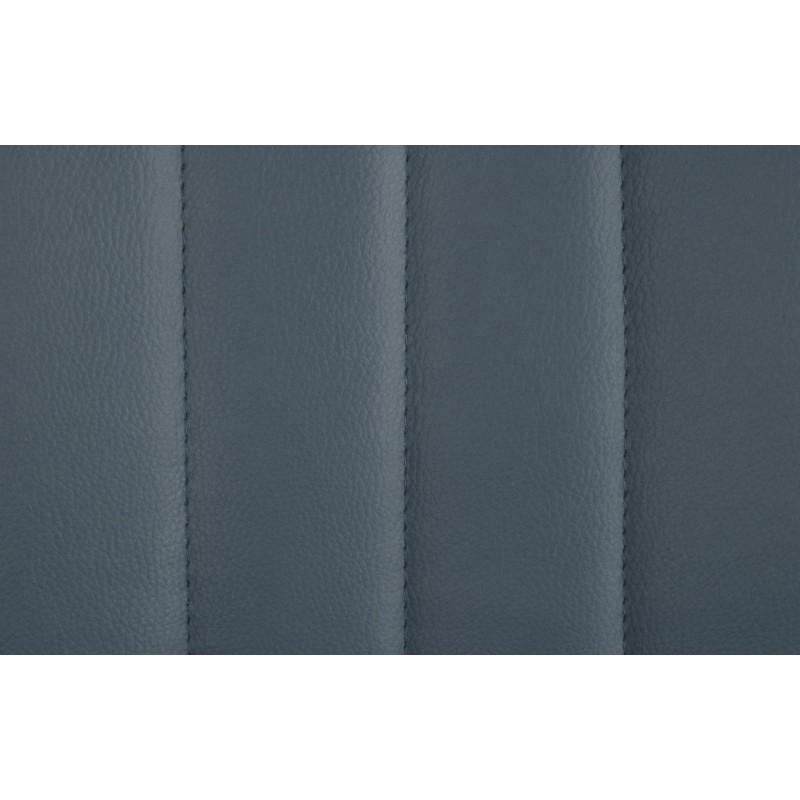 Taburete de bar Toni, piel sintética negra