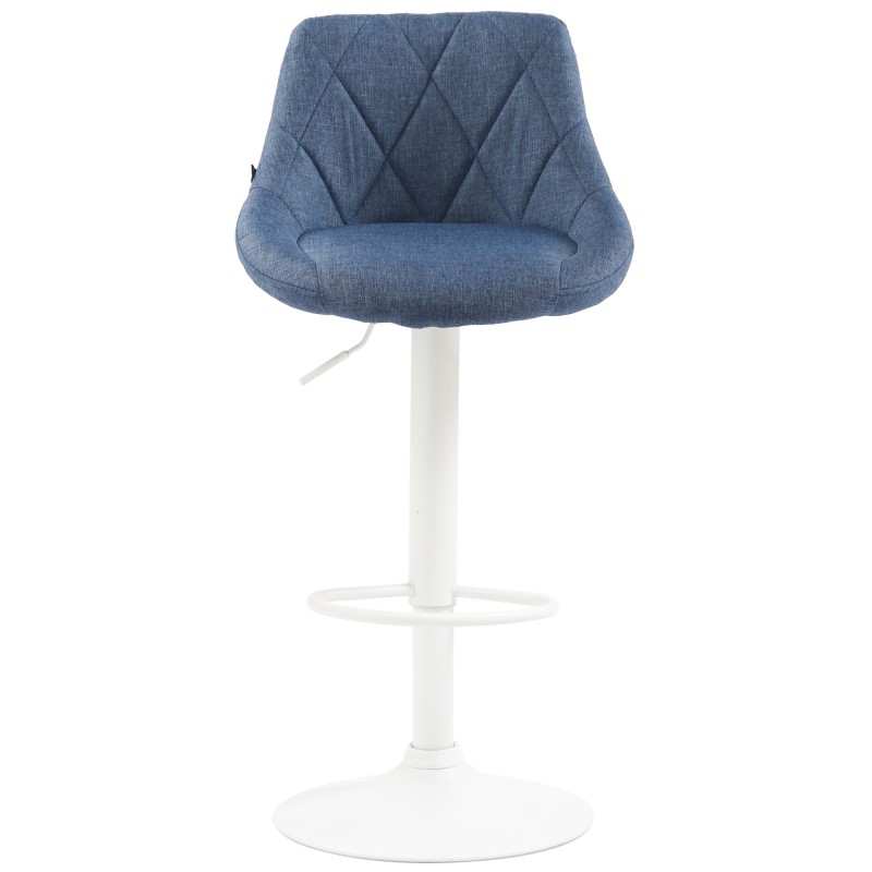 Taburete de bar Lazio, tela blanca