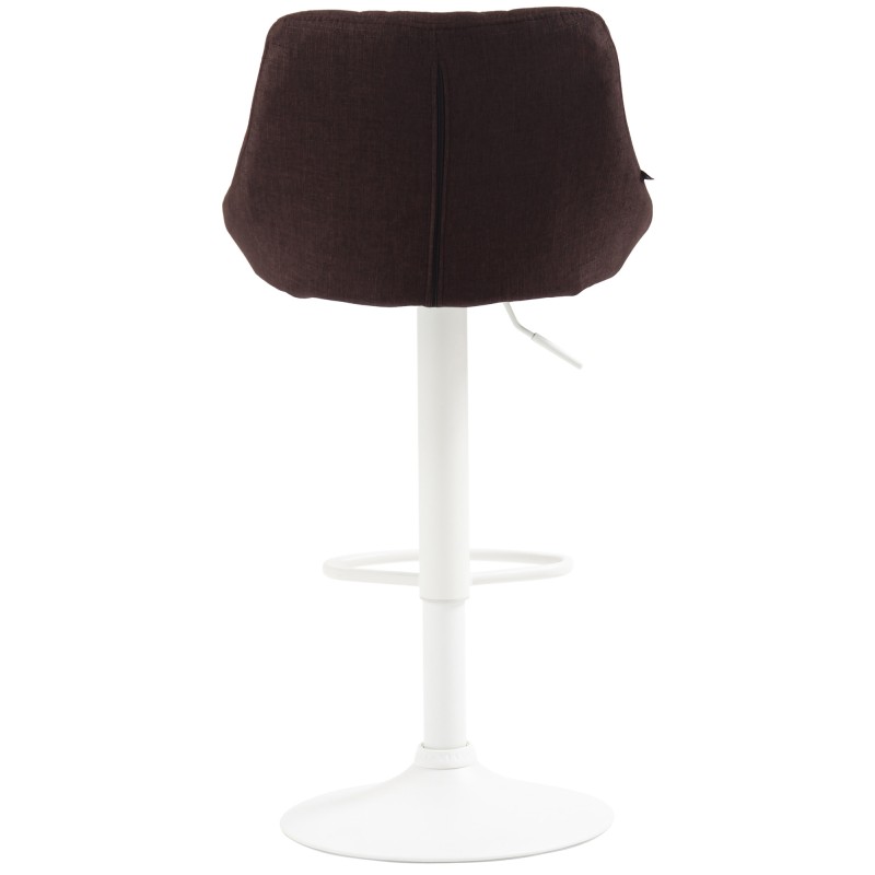 Taburete de bar Lazio, tela blanca