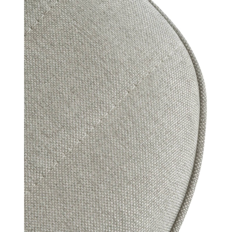 Taburete de bar Lex, tela blanca