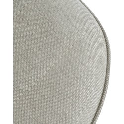 Taburete de bar Lex, tapizado, cromado