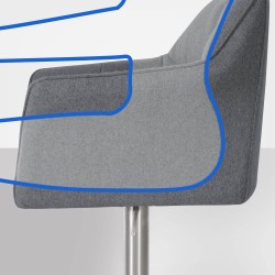 Taburete de bar Damaso E Felt