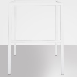 Taburete de bar Damaso W de terciopelo con base de 4 patas