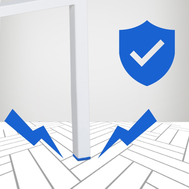 Taburete de bar Damaso W de terciopelo con base de 4 patas