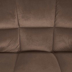 Taburete de bar Damaso W de terciopelo con base de 4 patas