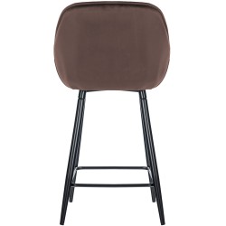 Taburete de bar Gibson 76 de terciopelo