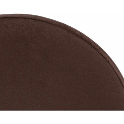 Taburete de bar Ponte de terciopelo, acabado cromado