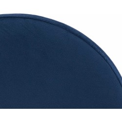 Taburete de bar Ponte en terciopelo negro